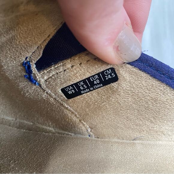 Spenco Women's Celine Blue Slide Tassel Mules Size 9 - Picture 6 of 8